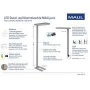 Lampă cu Picior de Prindere LED cu Senzor MAULjuvis